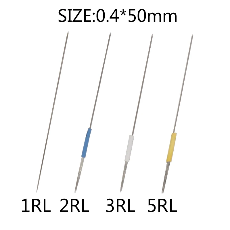 Перманентный макияж тату машина иглы 100 шт 3R с иглой колпачок для ручка