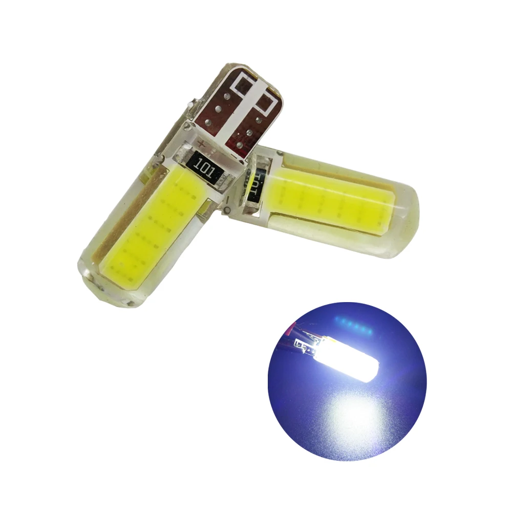 YSY 100 шт. T10 194 168 COB 12SMD SILICA W5W 12 светодиодных ламп для чтения В постоянного тока