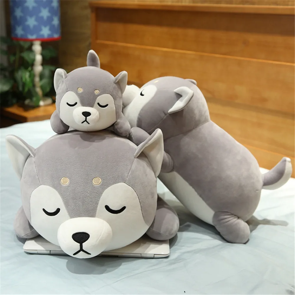 

1pc 35cm Cute Shiba Inu Dog Plush Toy Stuffed Soft Animal Corgi Chai Pillow Christmas Gift for Kids Kawaii Valentine Present