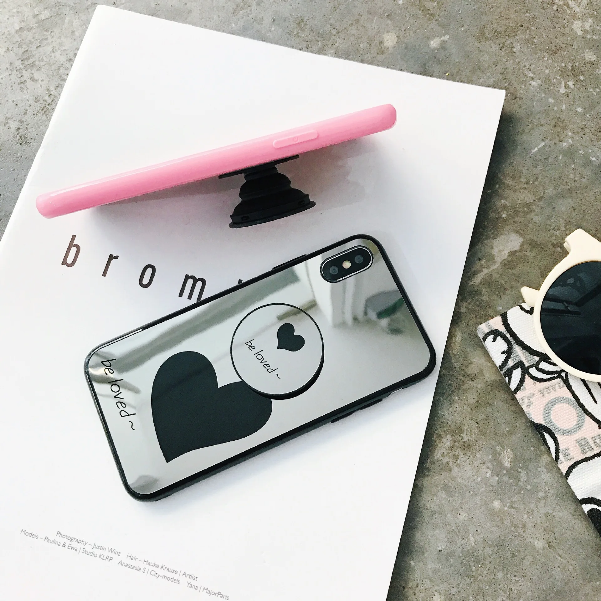 For iPhone XS MAX luxury Mobile Shell Reflective Metal iphone XR Apple 7 8 plus Silicone Jelly Mirror Cover for xs candy |
