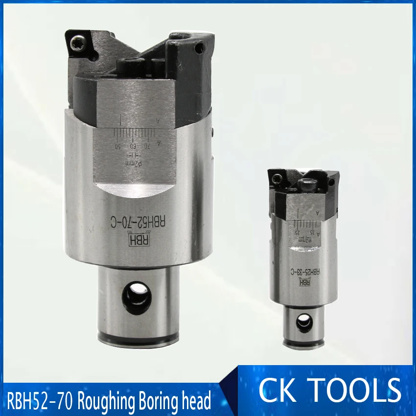 High accuracy RBH52-70mm Twin-bit Rough Boring Head used for deep holes accuracy 0.02mm used for deep holes made in China