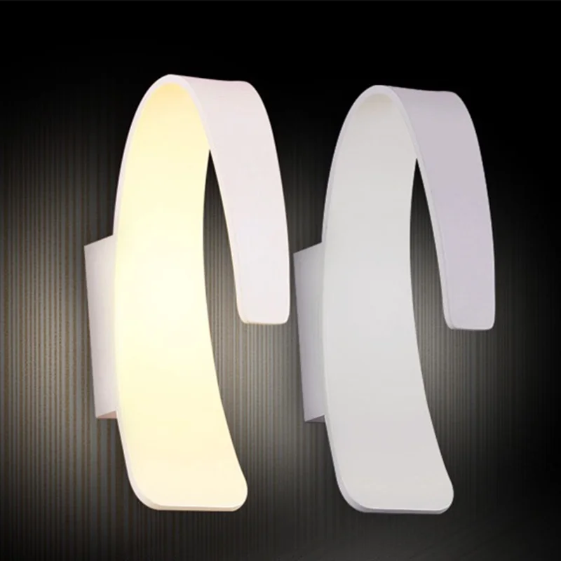 Crescent LED interior lighting wall lamp modern minimalist COB energy saving bedroom study porch garden bedside | Лампы и освещение