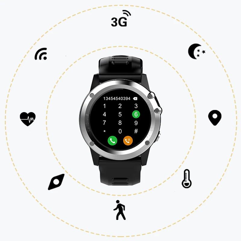 XGODY Смарт часы с gps поддержка 3G sim-карты 5MP Камера Водонепроницаемый IP68 монитор