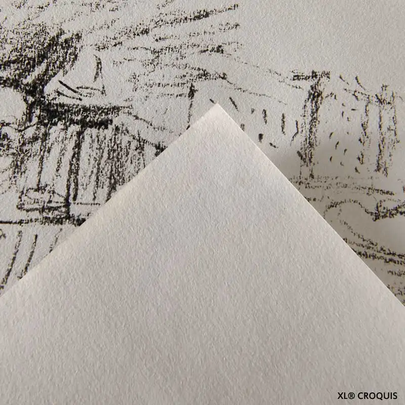 16 k Canson Croquis живопись Бумага для акварель карандаш пастельных Эскиз Рисование макет и смешанная техника 90g 60 листов