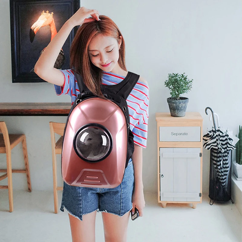 Космическая Капсула Shaped Pet Carrier Дышащий рюкзак для собаки кошки вне Путешествия