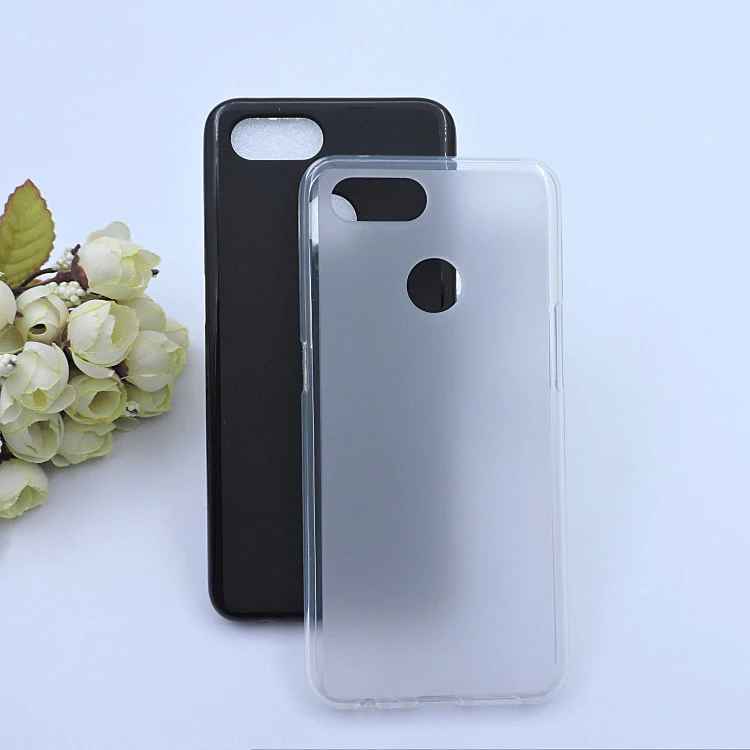 Новый Пудинг чехол для OPPO Realme2 pro мягкий TPU силиконовый черный/белый матовый