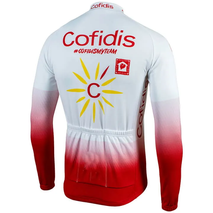 Весенне летние вело Джерси только 2019 COFIDIS Pro Team Mtb с длинным рукавом мужская