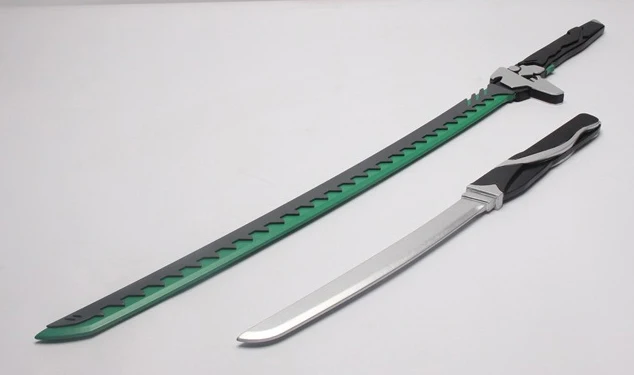 Overwatch Genji Shimada Swords Dragonblade Cosplay Replica Props |