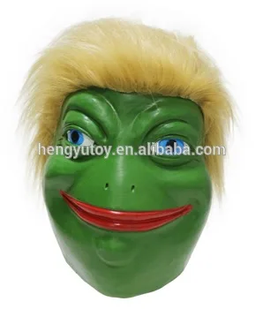 Смешная смешная маска с мемом американский президент лягушка Трамп|trump mask|frog