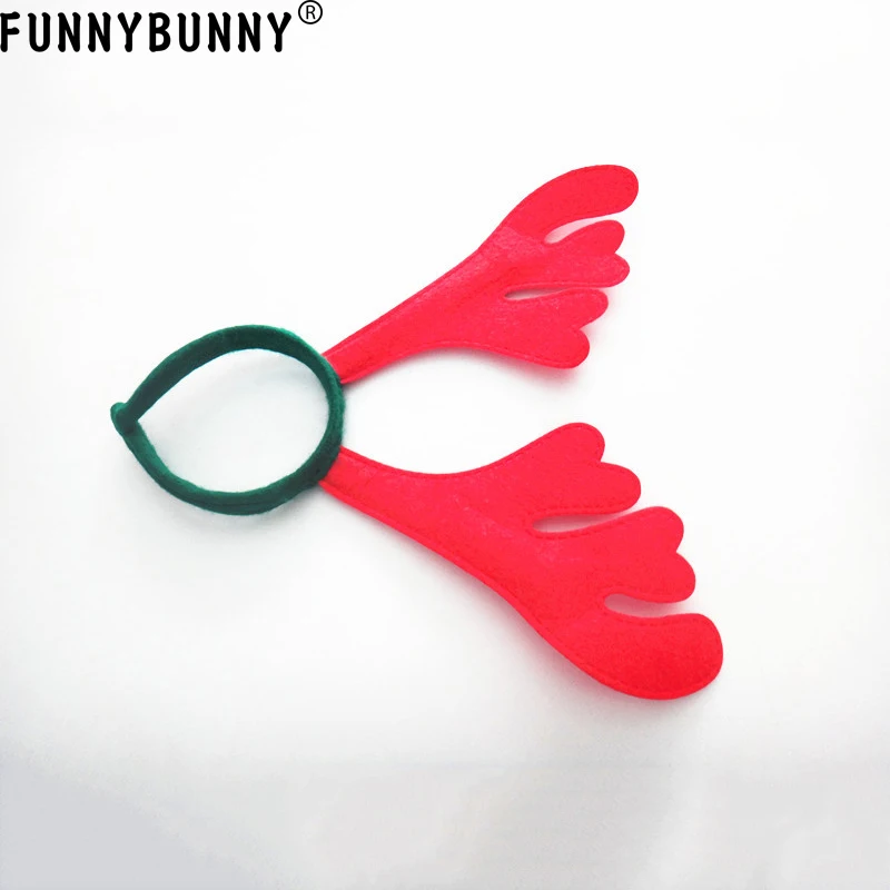FUNNYBUNNY Рождественские оленьи рога на головную повязку для рождественского