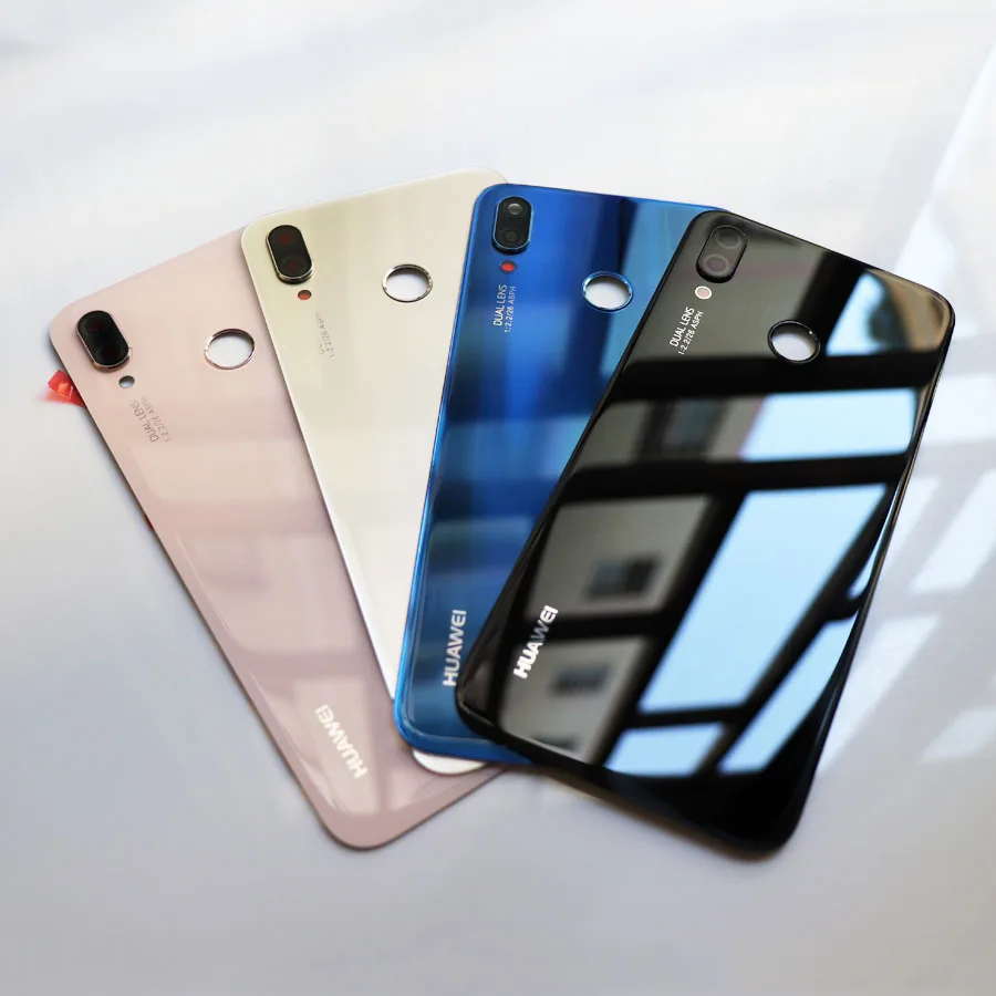 Задняя стеклянная панель 10 шт./лот для huawei p20 lite заднее стекло оригинальная крышка
