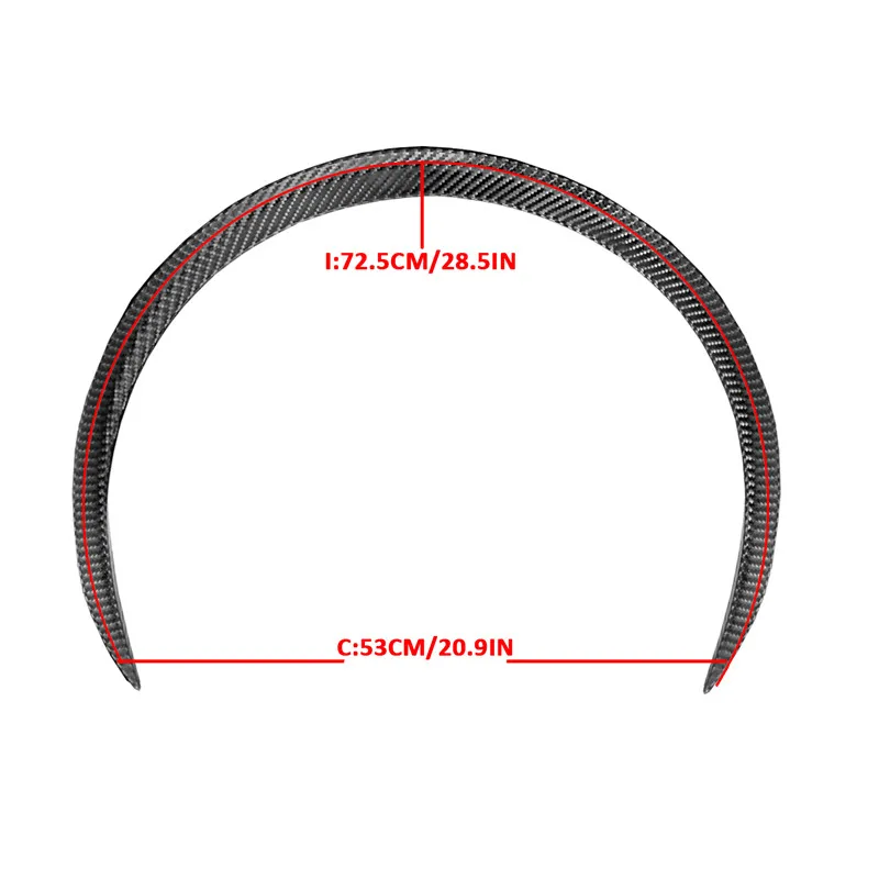 4PCS Carbon Fiber Car Soft rubber Wheel Eyebrow Mudguards mobile Arch Trim Waterproof Auto Pruned Strip Protector Fender | Автомобили и