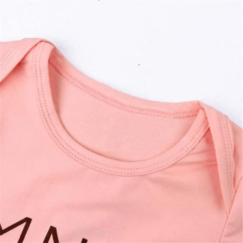 Новинка 2017 года Модная одежда для новорожденных милая Одежда маленьких девочек