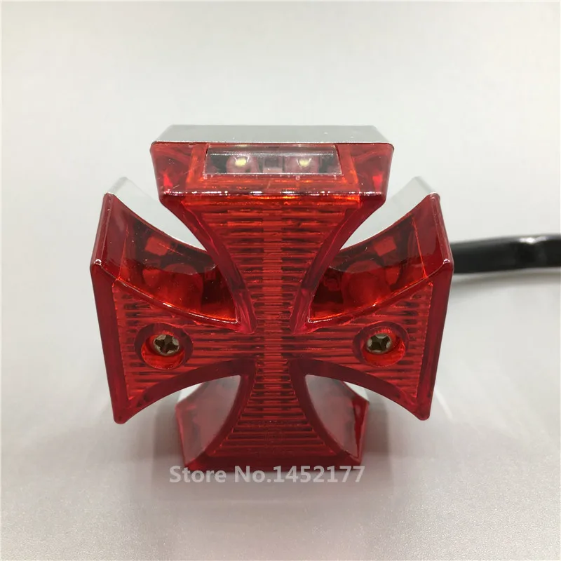 Yecnecty светодиодный задний фонарь для мотоцикла универсальный мини Мальтийский