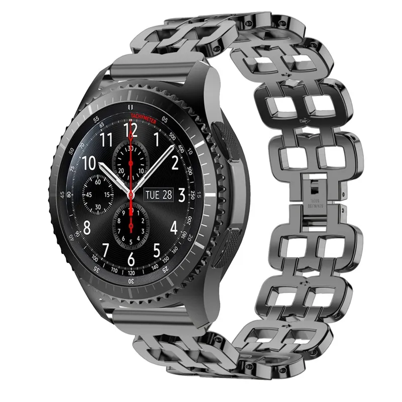 Браслет цепочка из нержавеющей стали для Samsung Gear S3 22 мм|Ремешки часов| |