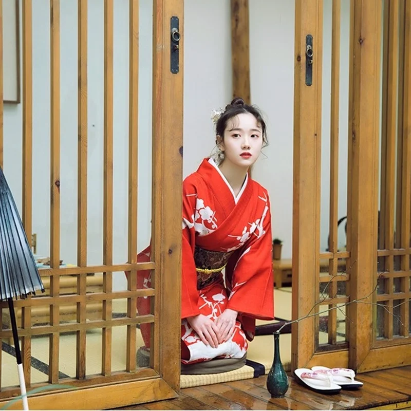 Японское платье одежда костюм для косплея Женский юкатуты гейши кимоно TA474