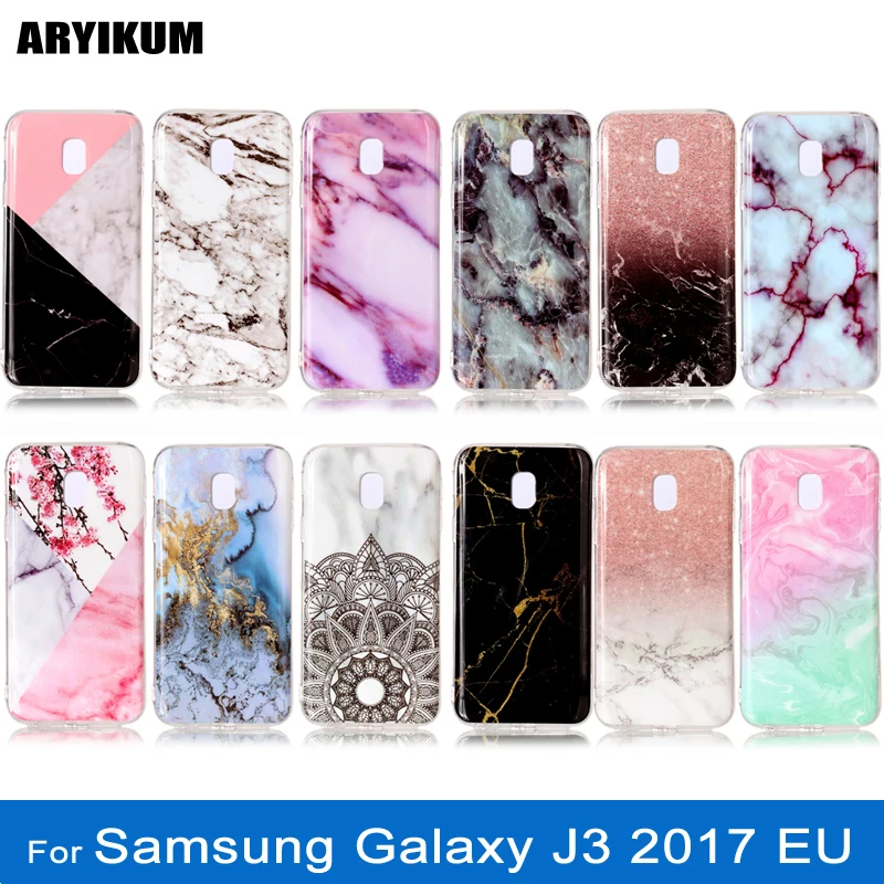 Aryikum Роскошные Силиконовые Мрамор чехол для samsung Galaxy J3 2017 Pro Чехол SM J330F J330 J3300