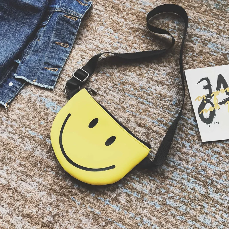 Милая сумка-мессенджер для девочек Забавная детская сумка через плечо со