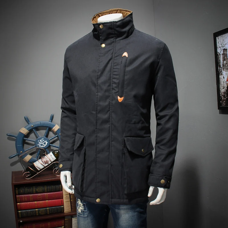 10XL 9XL 8XL 6xl 5xl 4x-35ɼ Fit 95% хлопок новинка 2017 года парки Для мужчин длинный толстый