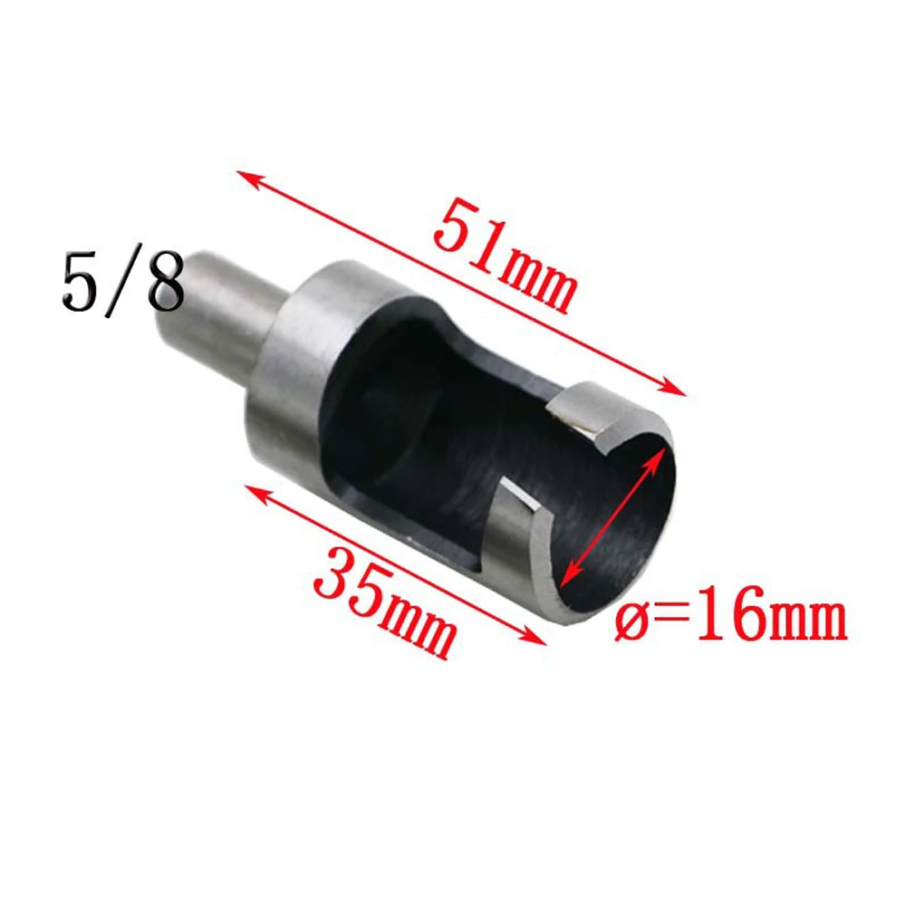 8 шт./компл. 5/8 &quot1/2&quot 3/8 &quot1/4&quot углеродного Сталь деревянная вилка отверстия