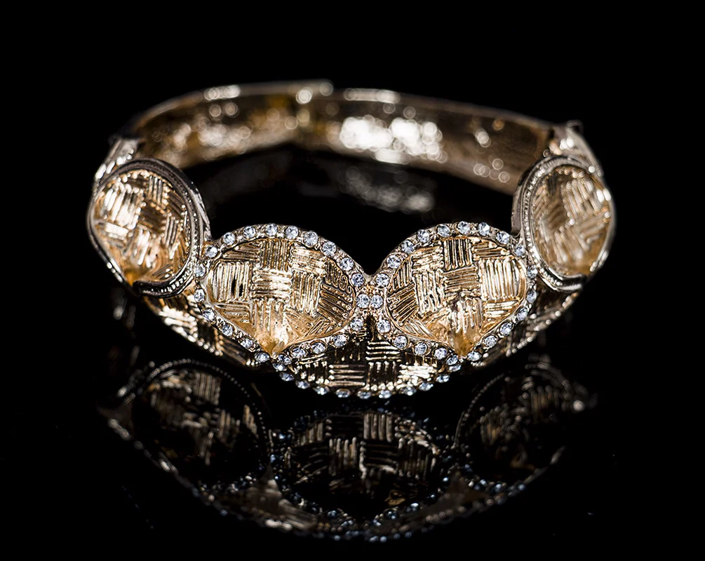 Комплект из колье серёг кольца и браслета с кристаллами|Ювелирные наборы| |