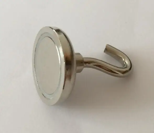 Монтажный магнит dia36мм магнитные горшки с крюком Вертикальная тяговая сила 41кг