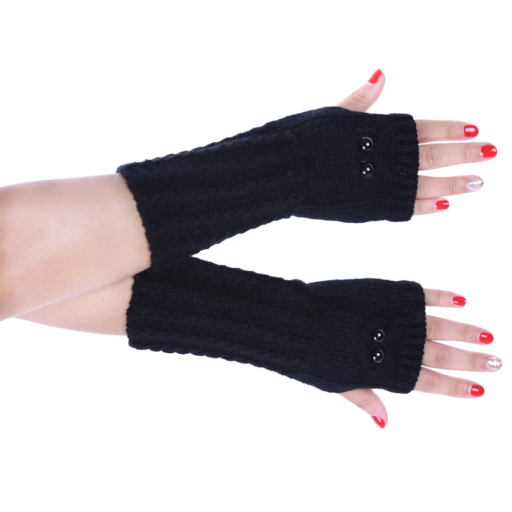 Модные вязаные перчатки без пальцев с совой Guantes мягкие теплые Luvas femininas para o inverno |