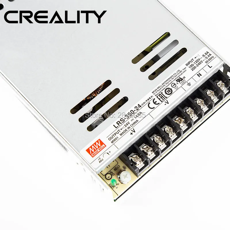 Заводская оригинальная поставка LRS-350-24V 14.6A Meanwell источник питания для Creality 3d принтер Ender-3 Pro Ender-5 3d Принтер Комплект