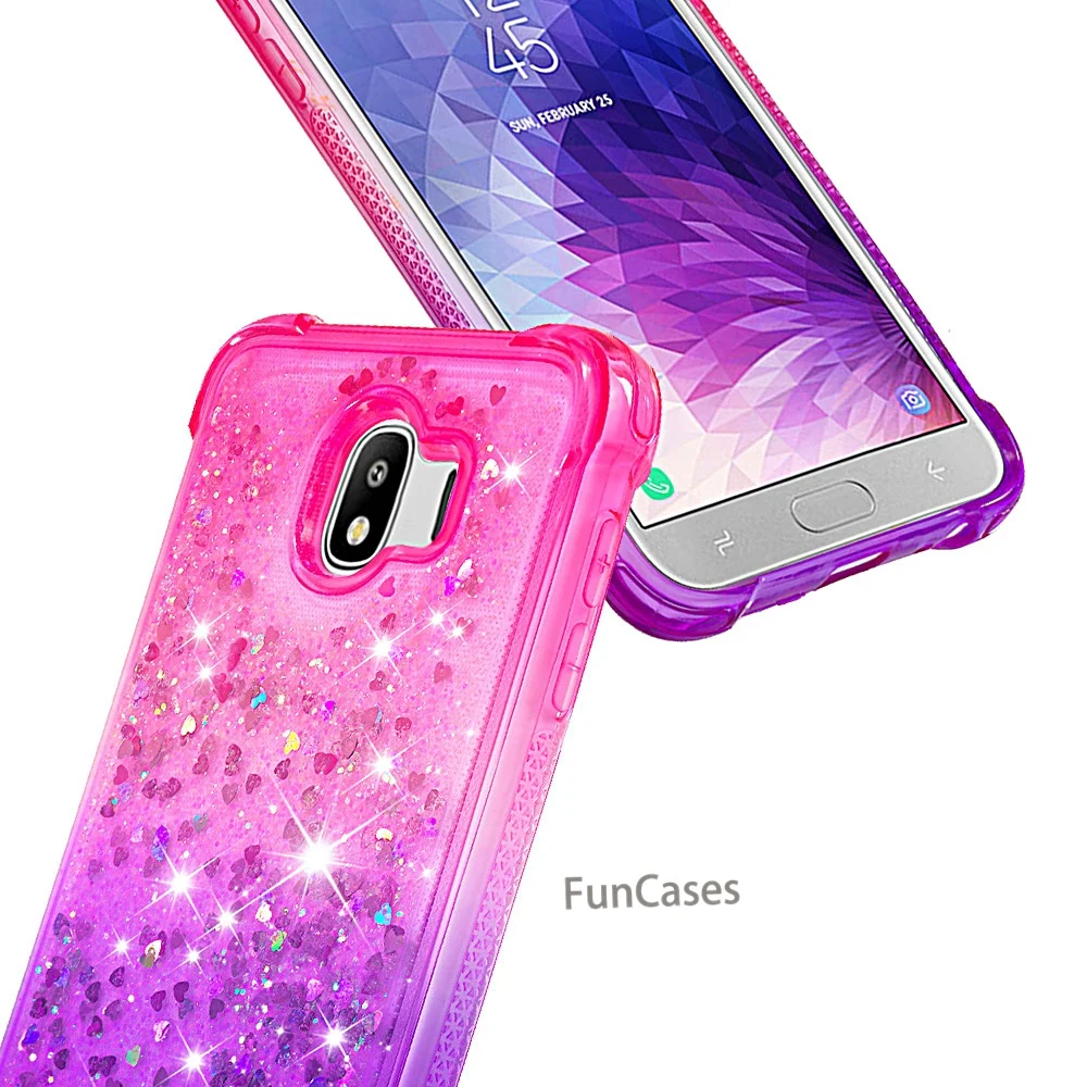 Светлый блестящий чехол для samsung Galaxy J4 2018 Европейская версия Динамический