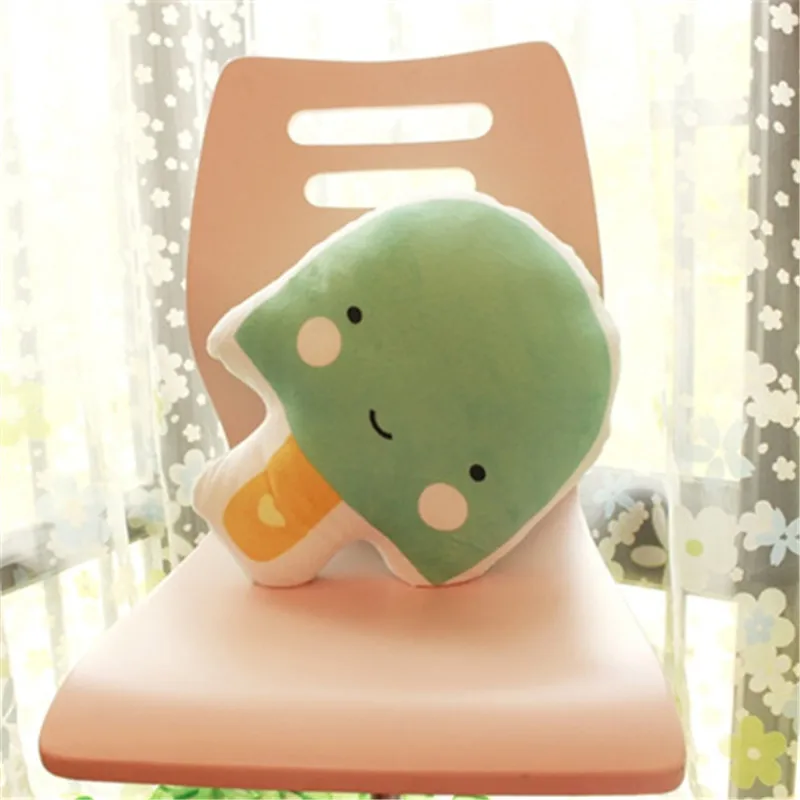 Мягкая подушка для сна из полипропилена и хлопка игрушка в виде фруктов арбуза