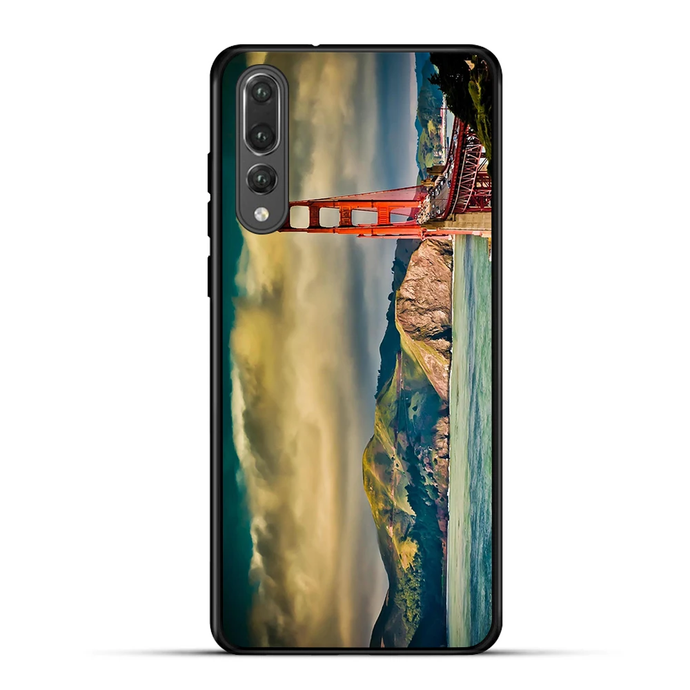 Черный Мягкий ТПУ силиконовый чехол для телефона Huawei Mate 20 pro P8 P9 P10 Lite P20 Pro 10 M20 P