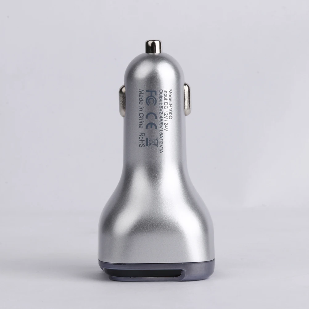 EC5 Dual USB QC 2.0 Fast Car Charger 4 in 1 12V/24V Universal 2 Port Adapter Quick For Mobile Phone |