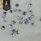 Хрустальный замок 5А, лучшие блестящие камни горячей фиксации одежда со стразами, прозрачные белые клейкие камни, плоские стразы для самостоятельной фиксации 5AHF301