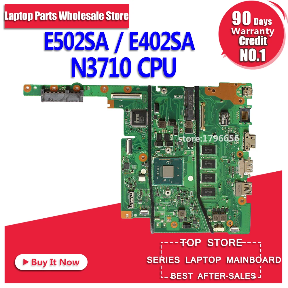 Материнская плата для ноутбука E402SA N3710 CPU 8 ГБ/RAM For Asus E502S E502SA E402S тестовая