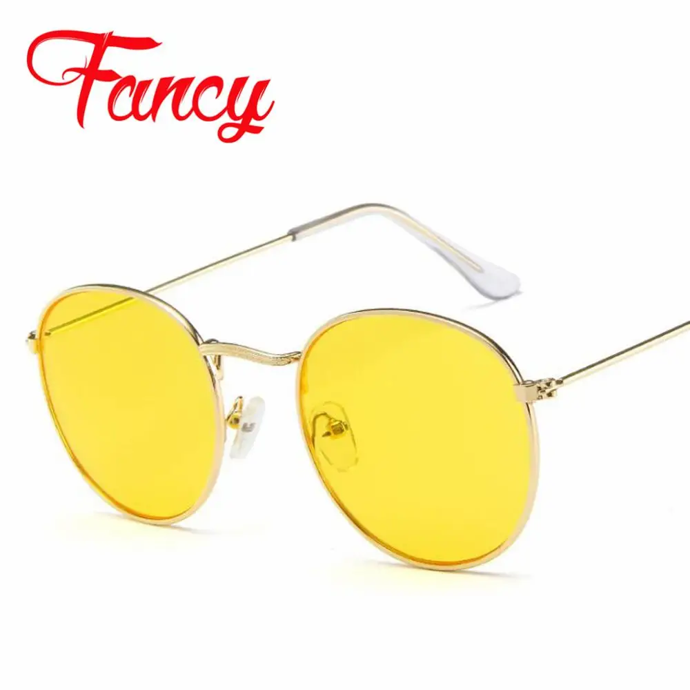 2019 винтажные круглые классические солнцезащитные очки женские/мужские шоппинг