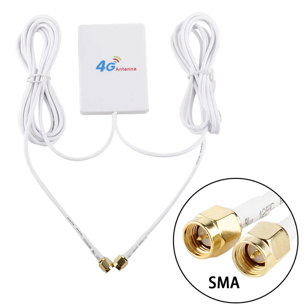 TS9 CRC9 SMA разъем 4g LTE панельная антенна двойной слайдер для HuaweI 3G 4G роутер модем 3