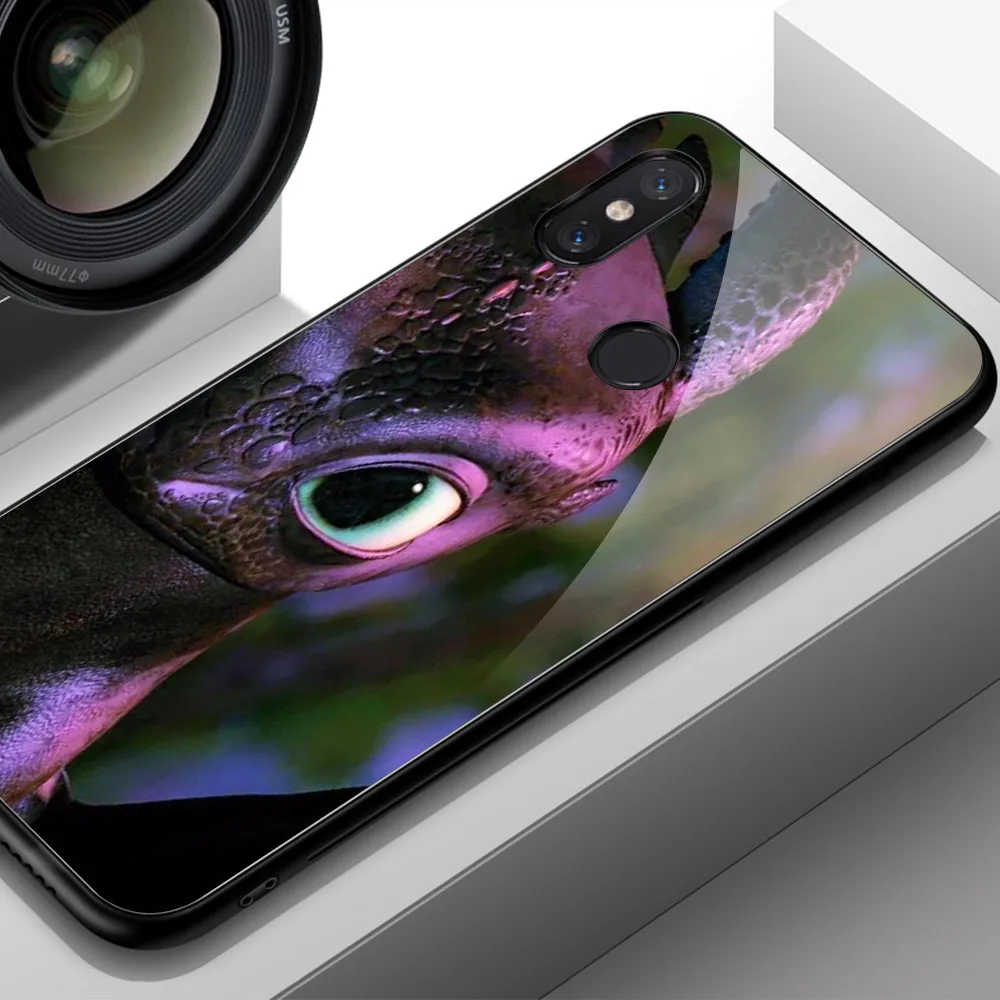 Чехол FinderCase для Xiaomi mix 2s чехол телефона из закаленного стекла Train Your Dragon задняя