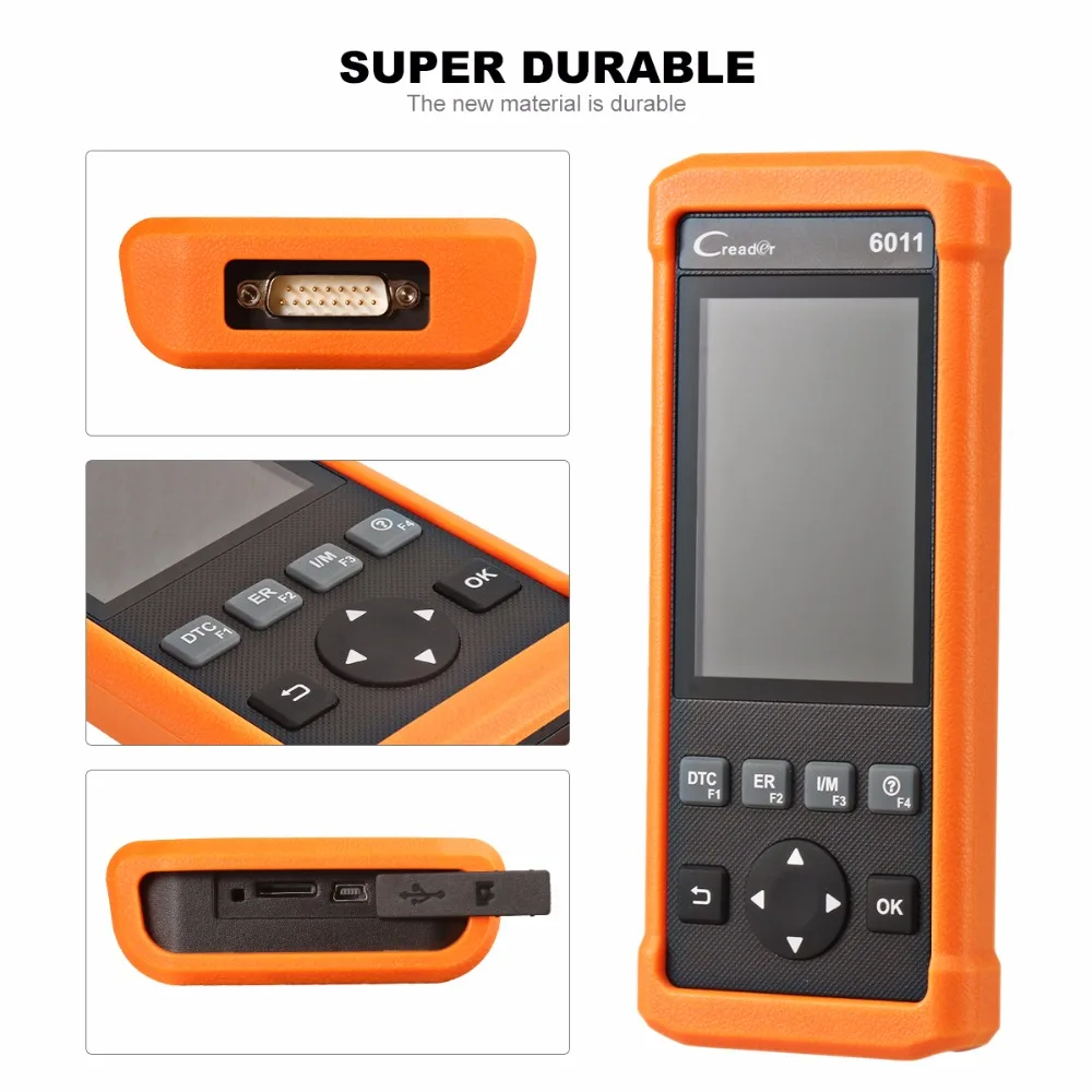 Launch DIY диагностический инструмент CReader 6011 OBD2/EOBD автоматический сканер кода с ABS и