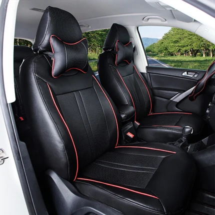 AutoDecorun Custom fit автомобильные чехлы на сиденья для Volkswagen multivan T5 сиденья для VW подушки сиденья кожаная обивка из ПВХ опоры сидений - Название цвета: Black 3