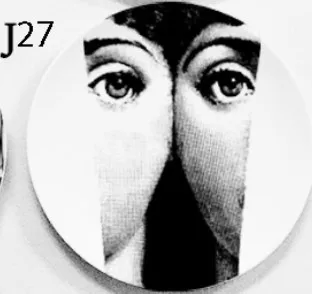27 " /8" Fornasetti настенный таблички домашний бар задний план книги по искусству Nouveau украшения Фарфор блюда иллюстрации украшения Craft - Цвет: 27