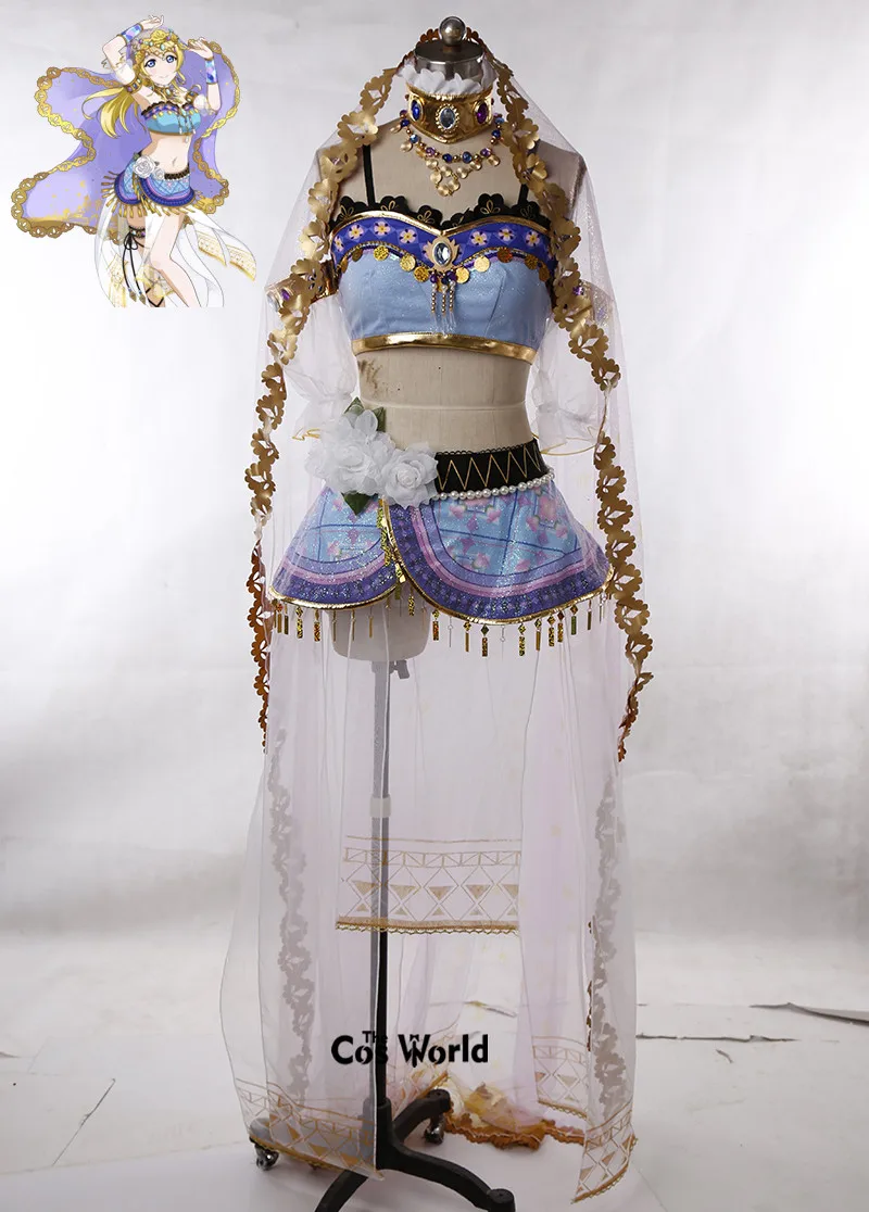 Love Live 9 символов Arabia dancing Diva Kousaka Honoka Minami Kotori Уми Сонода Ayase Eli платье на заказ