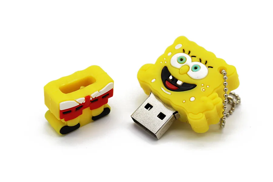 BiNFUL прекрасный мультфильм 64 Гб мини губка Боб Патрик звезда usb 4 ГБ 8 ГБ 16 ГБ 32 ГБ 64 ГБ Подарочный флеш-накопитель usb флеш-накопитель
