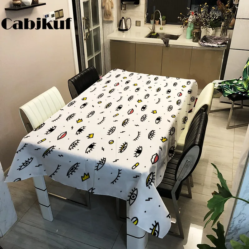 Все размеры белый плед прямоугольная скатерть скатерти круглый для Свадебная вечеринка Банкетный Отель Обеденный украшения дома