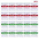 OOTDTY 20 шт. буферный раствор PH порошок PH для измерителя калибровки измерения 4,01 6,86 250 мл в каждой упаковке объем