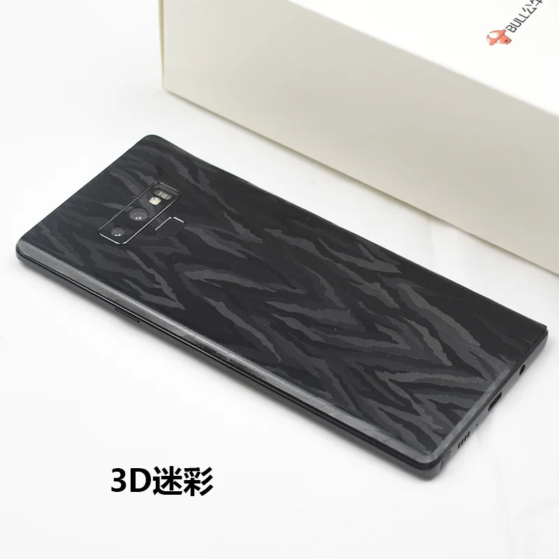 3D камуфляжная задняя пленка для samsung Galaxy Note 9 Note9 декоративная Защитная мобильного