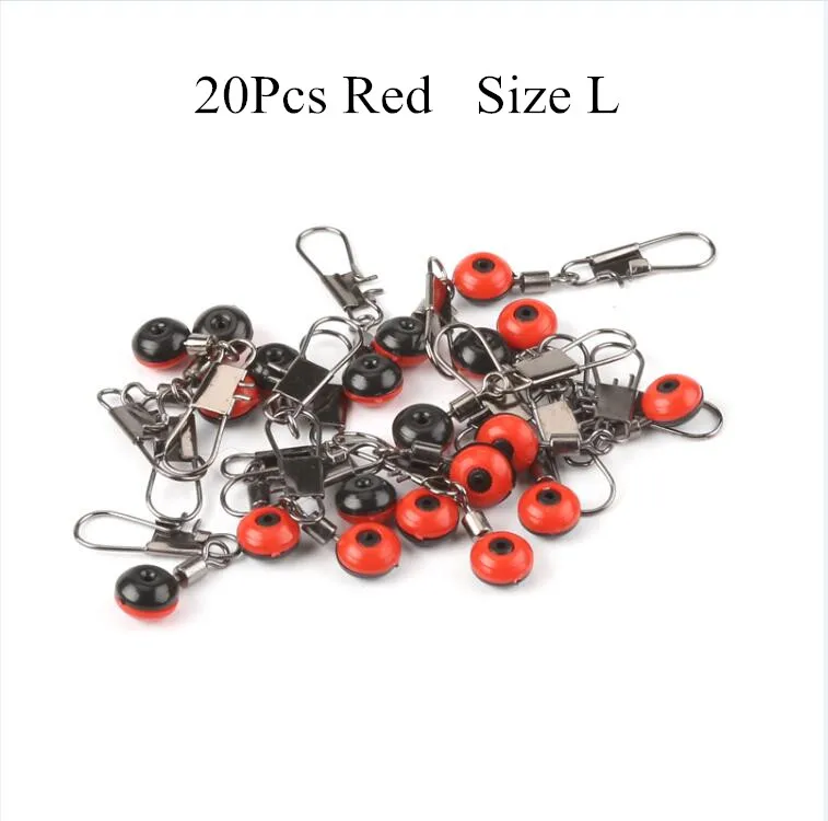 20Pcs L DONQL 20 шт./100 шт. космические бобы стопор для поплавка лески пьедестал разъем Блокировка оснастки рыболовные снасти принадлежности аксессуары - Цвет: 20Pcs L
