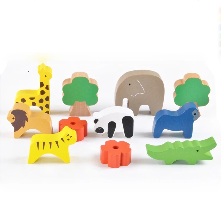 Chanycore Детские Обучающие деревянные игрушки искусственная балансировка животных