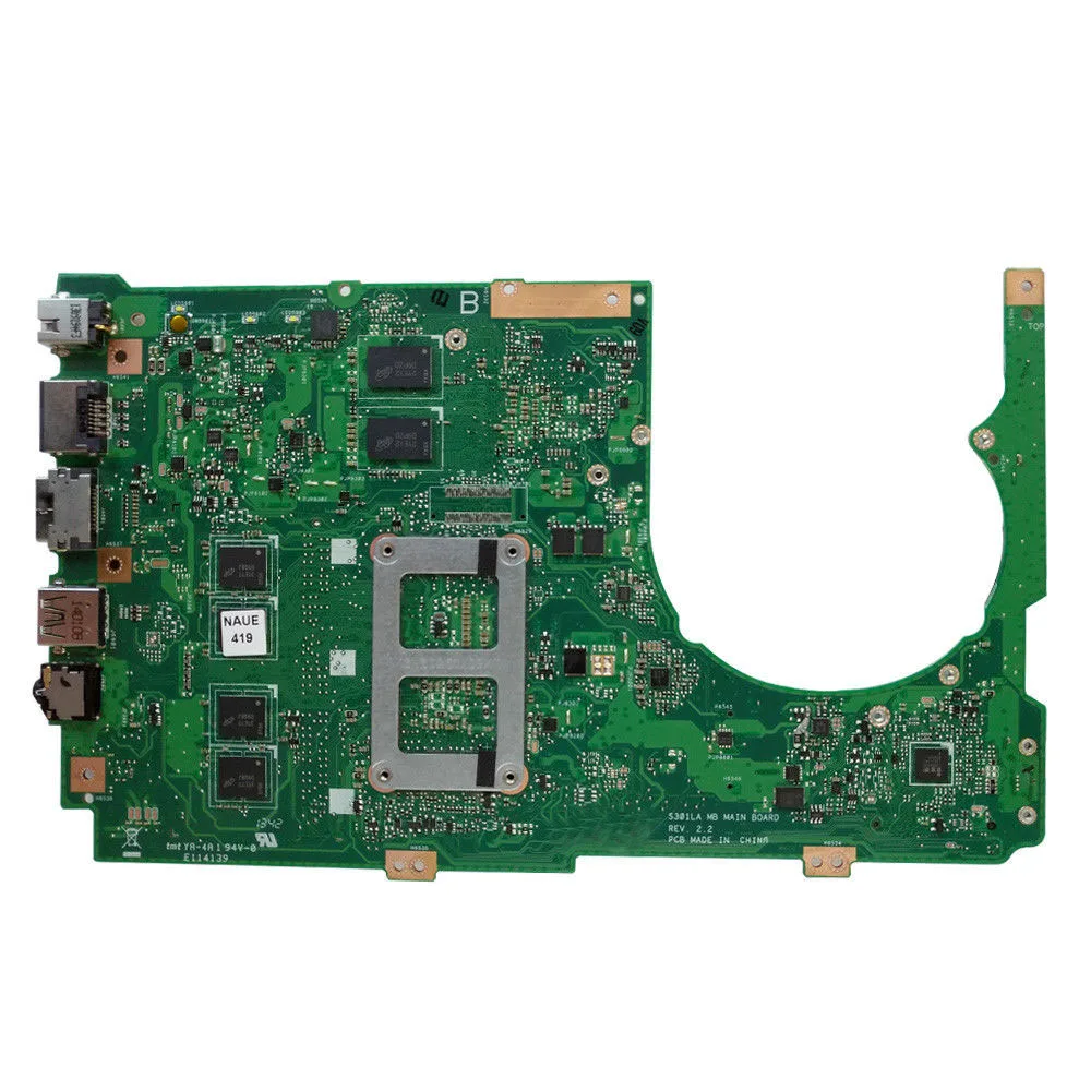 Отправка платы+ для ASUS Q301LP S301LP S301LA материнская плата для ноутбука S301la rev2.0 материнская плата I7-4500U Radeon HD 8530M 4G полностью протестирована