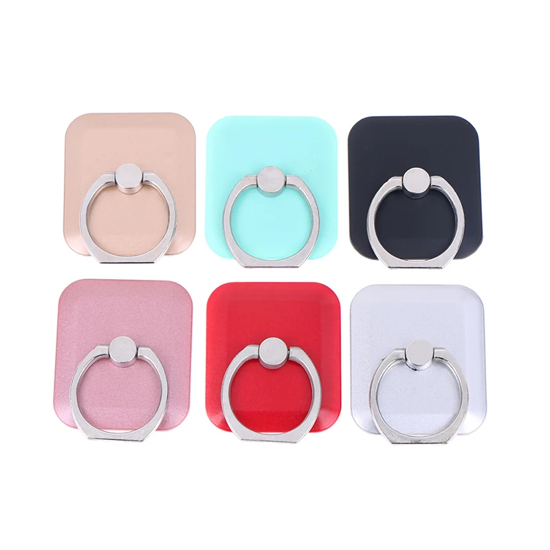 Квадратный палец кольцо мобильный телефон подставка держатель для iPhone X 8 7 6 6S Plus