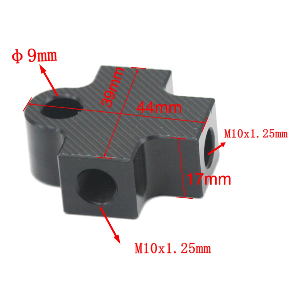 Трехходовой соединитель для труб sclmoto с ЧПУ тройник муфта мотоцикла